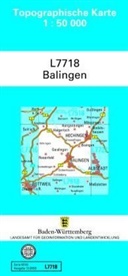 Landesamt für Geoinformation und Landentwicklung B, Landesam für Geoinformation und Landentwi - Topographische Karten Baden-Württemberg, Zivilmilitärische Ausgabe: Topographische Karte Baden-Württemberg, Zivilmilitärische Ausgabe - Balingen