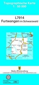 Topographische Karten Baden-Württemberg, Zivilmilitärische Ausgabe: Topographische Karte Baden-Württemberg, Zivilmilitärische Ausgabe - Furtwangen im Schwarzwald