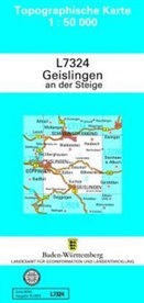 Landesamt für Geoinformation und Landentwicklung B, Landesam für Geoinformation und Landentwi - Topographische Karten Baden-Württemberg, Zivilmilitärische Ausgabe: Topographische Karte Baden-Württemberg, Zivilmilitärische Ausgabe - Geislingen an der Steige