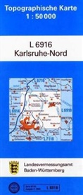 Topographische Karten Baden-Württemberg, Zivilmilitärische Ausgabe: Karlsruhe-Nord