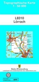 Landesamt für Geoinformation und Landentwicklung B, Landesam für Geoinformation und Landentwi - Topographische Karten Baden-Württemberg, Zivilmilitärische Ausgabe: Topographische Karte Baden-Württemberg, Zivilmilitärische Ausgabe - Lörrach