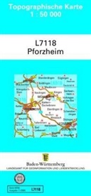 Landesamt für Geoinformation und Landentwicklung B - Topographische Karten Baden-Württemberg, Zivilmilitärische Ausgabe: Pforzheim
