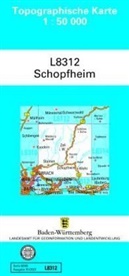 Topographische Karten Baden-Württemberg, Zivilmilitärische Ausgabe: Topographische Karte Baden-Württemberg, Zivilmilitärische Ausgabe - Schopfheim