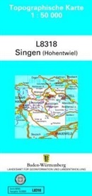 Landesam für Geoinformation und Landentwi - Topographische Karten Baden-Württemberg, Zivilmilitärische Ausgabe: Topographische Karte Baden-Württemberg, Zivilmilitärische Ausgabe - Singen (Hohentwiel)