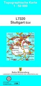 Landesamt für Geoinformation und Landentwicklung B, Landesam für Geoinformation und Landentwi - Topographische Karten Baden-Württemberg, Zivilmilitärische Ausgabe: Topographische Karte Baden-Württemberg, Zivilmilitärische Ausgabe - Stuttgart-Süd