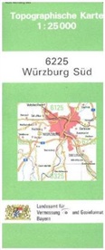 Landesam für Vermessung und Geoinformatio - Topographische Karten Bayern - Bl.6225: Topographische Karte Bayern Würzburg Süd