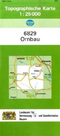 Landesamt für Digitalisierung Breitband und Vermes, Landesam für Digitalisierung Breitband un - Topographische Karten Bayern - Bl.6829: Topographische Karte Bayern Ornbau