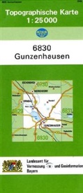 Landesam für Digitalisierung  Breitband u, Landesam für Digitalisierung Breitband un - Topographische Karten Bayern - Bl.6830: Topographische Karte Bayern Gunzenhausen