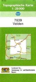 Topographische Karten Bayern - Bl.7639: Topographische Karte Bayern Velden