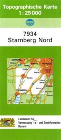 Landesamt für Digitalisierung Breitband und Vermes, Landesam für Digitalisierung  Breitband u, Landesam für Digitalisierung Breitband un - Topographische Karten Bayern - Bl.7934: Topographische Karte Bayern Starnberg Nord