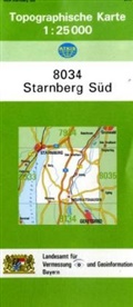 Landesam für Digitalisierung  Breitband u, Landesam für Digitalisierung Breitband un - Topographische Karten Bayern - Bl.8034: Topographische Karte Bayern Starnberg Süd