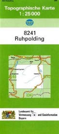 Landesam für Digitalisierung  Breitband u, Landesam für Digitalisierung Breitband un - Topographische Karten Bayern - Bl.8241: Topographische Karte Bayern Ruhpolding