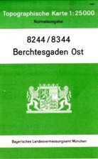 Landesam für Vermessung und Geoinformatio - Topographische Karten Bayern - Bl.8244/8344: Topographische Karte Bayern Berchtesgaden Ost