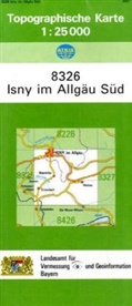 Landesam für Digitalisierung  Breitband u - Topographische Karten Bayern - Bl.8326: Topographische Karte Bayern Isny im Allgäu Süd