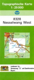 Landesam für Digitalisierung  Breitband u - Topographische Karten Bayern - Bl.8328: Topographische Karte Bayern Nesselwang West