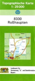 Landesam für Digitalisierung  Breitband u, Landesam für Digitalisierung Breitband un - Topographische Karten Bayern - Bl.8330: Topographische Karte Bayern Roßhaupten