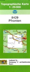Landesam für Digitalisierung Breitband un - Topographische Karten Bayern - Bl.8429: Topographische Karte Bayern Pfronten