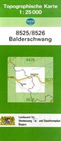 Landesamt für Digitalisierung Breitband und Vermes, Landesam für Digitalisierung Breitband un - Topographische Karten Bayern - Bl.8525/26: Topographische Karte Bayern Balderschwang