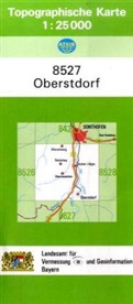 Breitband und Vermessung Landesamt für Digitalisierung, Landesam für Digitalisierung  Breitband u, Landesam für Digitalisierung Breitband un, Breitband und Vermessung Landesamt für Digitalisierung - Topographische Karten Bayern - Bl.8527: Topographische Karte Bayern Oberstdorf