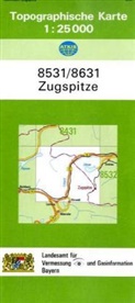 Landesam für Vermessung und Geoinformatio - Topographische Karten Bayern - Bl.8531/8631: Topographische Karte Bayern Zugspitze