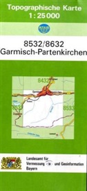 Landesam für Digitalisierung  Breitband u - Topographische Karten Bayern - Bl.8532/8632: Topographische Karte Bayern Garmisch-Partenkirchen
