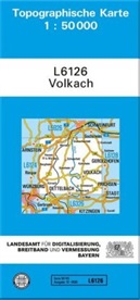 Landesam für Digitalisierung  Breitband u, Landesam für Digitalisierung Breitband un, Landesamt für Digitalisierung Breitband un - Topographische Karten Bayern - Bl.L6126: Topographische Karte Bayern Volkach