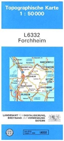 Topographische Karten Bayern - Bl.L6332: Topographische Karte Bayern Forchheim