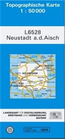 Landesam für Digitalisierung  Breitband u, Landesam für Digitalisierung Breitband un, Landesamt für Digitalisierung Breitband un - Topographische Karten Bayern - Bl.L6528: Topographische Karte Bayern Neustadt a. d. Aisch