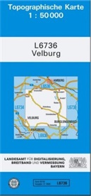 Landesam für Digitalisierung  Breitband u, Landesam für Digitalisierung Breitband un, Landesamt für Digitalisierung Breitband un - Topographische Karten Bayern - Bl.L6736: Topographische Karte Bayern Velburg