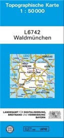 Landesam für Digitalisierung  Breitband u, Landesam für Digitalisierung Breitband un, Bayer Landesamt für Digitalisierung Br, Bayern Landesamt für Digitalisierung Br - Topographische Karten Bayern - Bl.L6742: Topographische Karte Bayern Waldmünchen