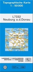Landesam für Digitalisierung  Breitband u, Landesam für Digitalisierung Breitband un, Landesamt für Digitalisierung Breitband un - Topographische Karten Bayern - Bl.L7332: Topographische Karte Bayern Neuburg a. d. Donau
