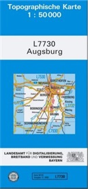 Landesam für Digitalisierung  Breitband u, Landesam für Digitalisierung Breitband un, Landesamt für Digitalisierung Breitband un - Topographische Karten Bayern - Bl.L7730: Topographische Karte Bayern Augsburg