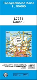 Landesam für Digitalisierung  Breitband u, Landesam für Digitalisierung Breitband un, Landesamt für Digitalisierung Breitband un - Topographische Karten Bayern - Bl.L7734: Topographische Karte Bayern Dachau