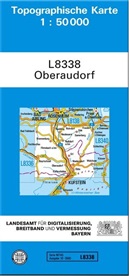 Landesam für Digitalisierung  Breitband u, Landesam für Digitalisierung Breitband un, Landesamt für Digitalisierung Breitband un - Topographische Karten Bayern - Bl.L8338: Topographische Karte Bayern Oberaudorf