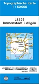 Landesam für Digitalisierung  Breitband u, Landesam für Digitalisierung Breitband un, Landesamt für Digitalisierung Breitband un, Breitband und Vermessung Landesamt für Digitalisierung - Topographische Karten Bayern - Bl.L8526: Topographische Karte Bayern Immenstadt i. Allgäu