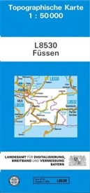 Landesam für Digitalisierung  Breitband u, Landesam für Digitalisierung Breitband un, Landesamt für Digitalisierung Breitband un - Topographische Karten Bayern - Bl.L8530: Topographische Karte Bayern Füssen