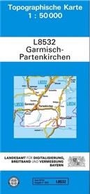 Landesamt für Digitalisierung Breitband und Vermes, Landesam für Digitalisierung  Breitband u, Landesam für Digitalisierung Breitband un, Landesamt für Digitalisierung Breitband un - Topographische Karten Bayern - Bl.L8532: Topographische Karte Bayern Garmisch-Partenkirchen