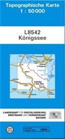 Landesam für Digitalisierung  Breitband u, Landesam für Digitalisierung Breitband un, Landesamt für Digitalisierung Breitband un, Breitband und Vermessung Landesamt für Digitalisierung - Topographische Karten Bayern - Bl.L8542: Topographische Karte Bayern Königssee
