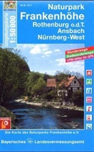 Topographische Karten Bayern - Bl.16/17: Naturpark Frankenhöhe