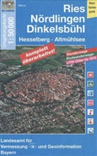 Topographische Karten Bayern - Bl.21: Ries, Hesselberg, Nördlingen, Dinkelsbühl