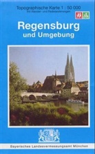 Topographische Karten Bayern - Bl.6: Topographische Karte Bayern Regensburg und Umgebung