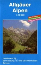 Topographische Karten Bayern - Bl.8: Allgäuer Alpen