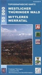 Thüringe Landesamt für Vermessung und Geo, Thüringer Landesamt für Vermessung und Geoinformation - Topographische Karten Thüringen: Westlicher Thüringer Wald - Mittleres Werratal