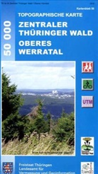 Thüringer Landesamt für Vermessung und Geoinformation - Topographische Karten Thüringen: Zentraler Thüringer Wald / Oberes Werrattal