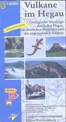 Topographische Sonderkarten Baden-Württemberg: Topographische Sonderkarte Baden-Württemberg Vulkane im Hegau