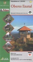 Landesamt für Geoinformation und Landentwicklung B, Landesam für Geoinformation und Landentwi, Lg - Topographische Wanderkarten Baden-Württemberg: Topographische Wanderkarte Baden-Württemberg Oberes Enztal