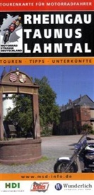 Tourenkarten für Motorradfahrer: Tourenkarte für Motorradfahrer Rheingau, Taunus, Lahntal