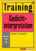 Training: Gedichtinterpretation, Sekundarstufe II
