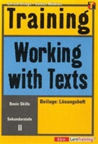 Training: Working with Texts, Sekundarstufe II