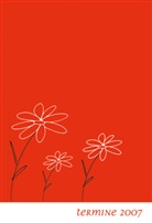 Termine, Taschenkalender, Motiv 'Blumen'